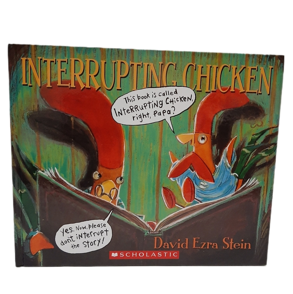 🍒4 for $20🍒 Interrupting Chicken by David Ezra Stein - HC Kids Book